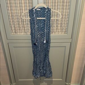 Poupette St. Barthes Blue Sleeveless Dress